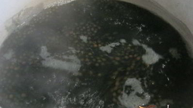 канапе с черной чечевицей фуршетные