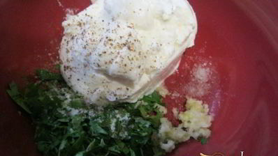 канапе с черной чечевицей фуршетные