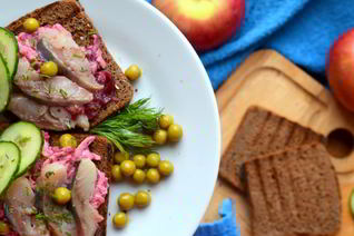 Канапе Сельдь без шубы