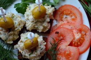 Канапе закусочное