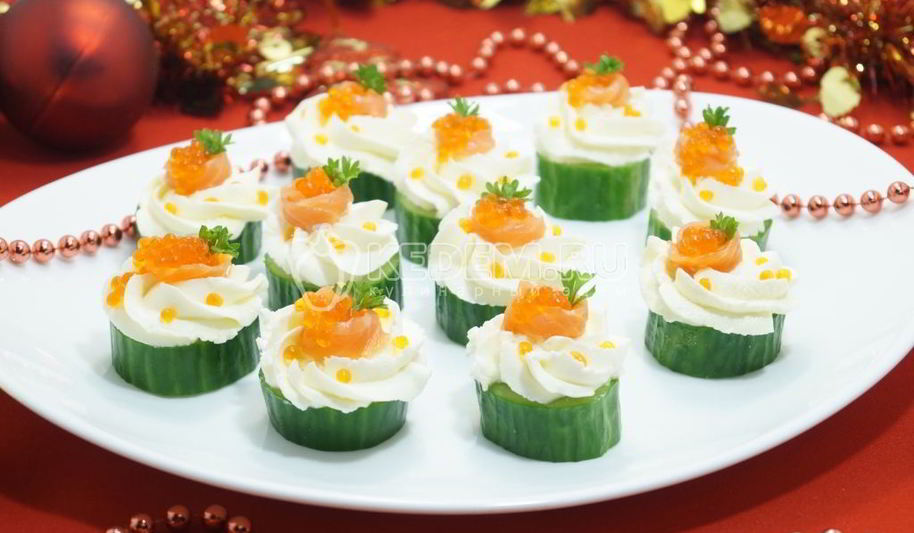 Рецепт новогоднего канапе