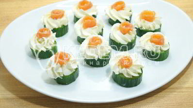 новогоднее канапе