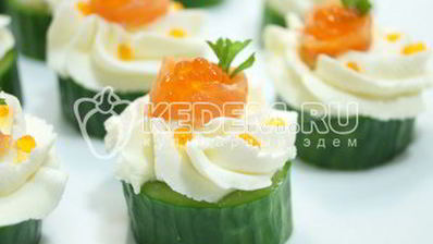 новогоднее канапе