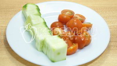 овощное канапе с сыром фета