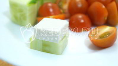 овощное канапе с сыром фета