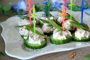Овощные канапе Девичьи посиделки