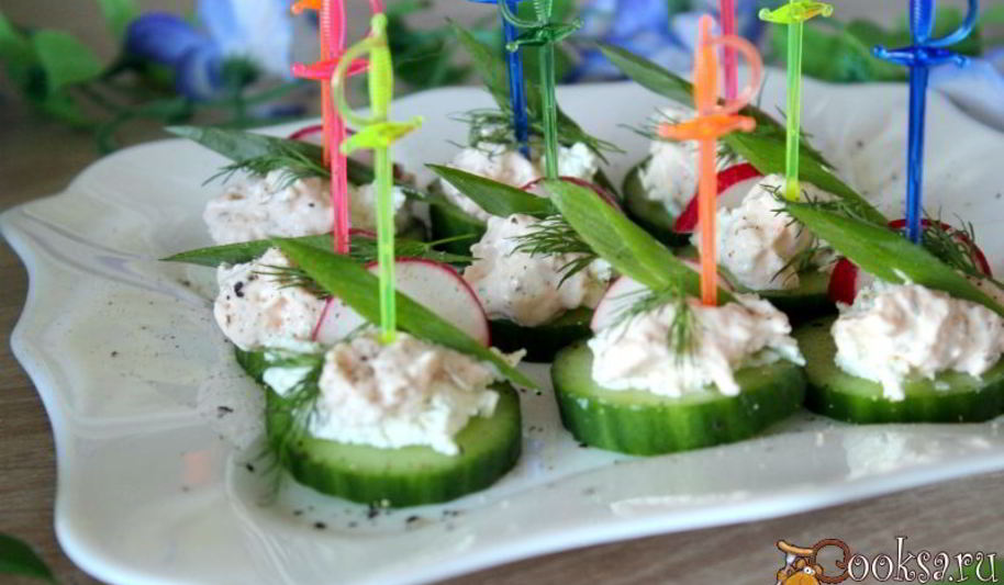 Рецепт овощных канапе девичьи посиделки