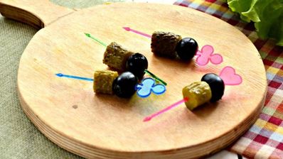 праздничное канапе со свининой