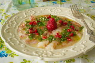 Карпаччо из креветок