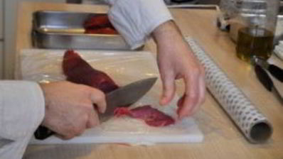 карпаччо из мраморной говядины