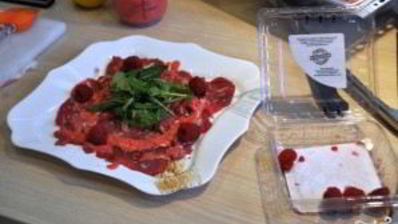 карпаччо из мраморной говядины