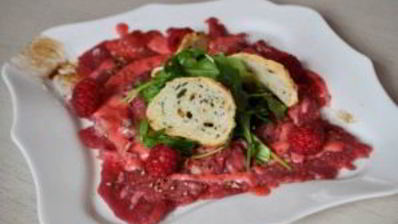 карпаччо из мраморной говядины