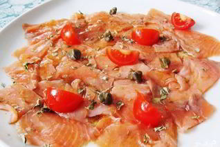 Карпаччо из семги