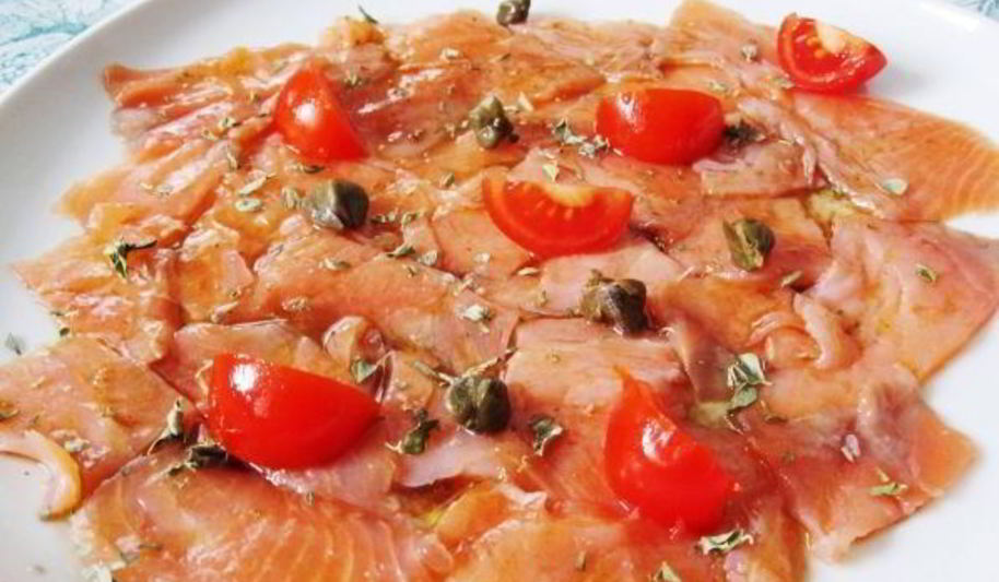 Рецепт карпачча из семги