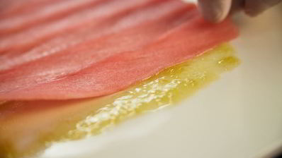 карпаччо из тунца