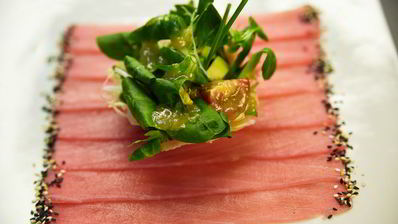 карпаччо из тунца