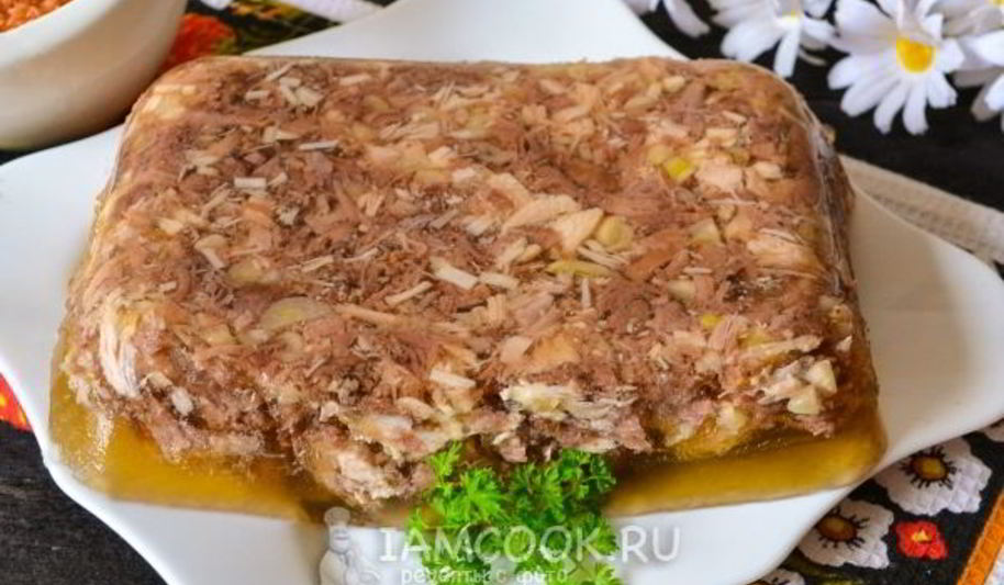 Рецепт холодца из говядины и курицы