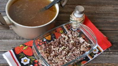холодец из говядины и курицы