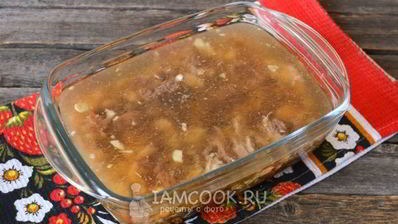 холодец из говядины и курицы