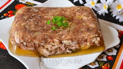 холодец из говядины и курицы