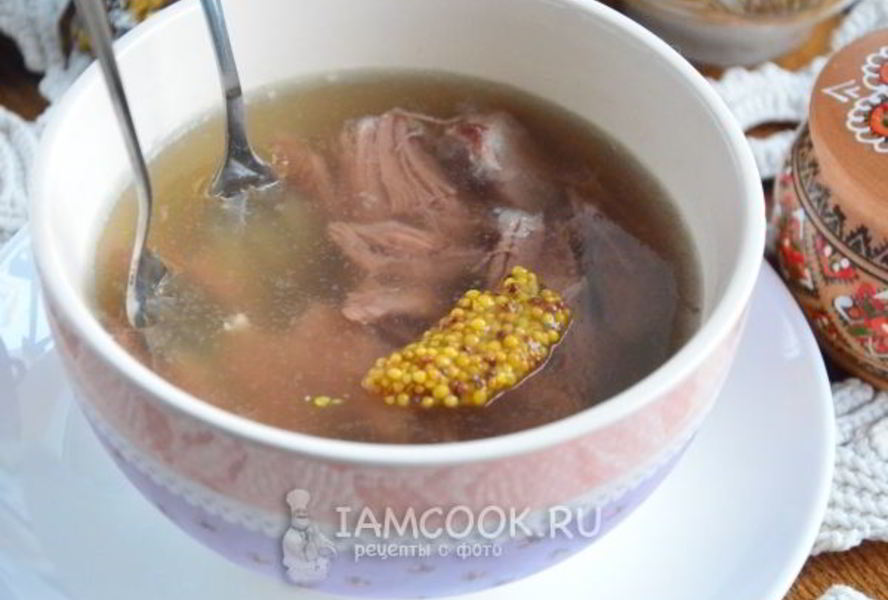 Холодец из говяжьих ножек