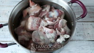 холодец из куриных желудков и свиных ножек