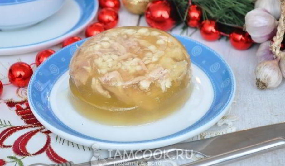 Рецепт холодца из курицы в мультиварке
