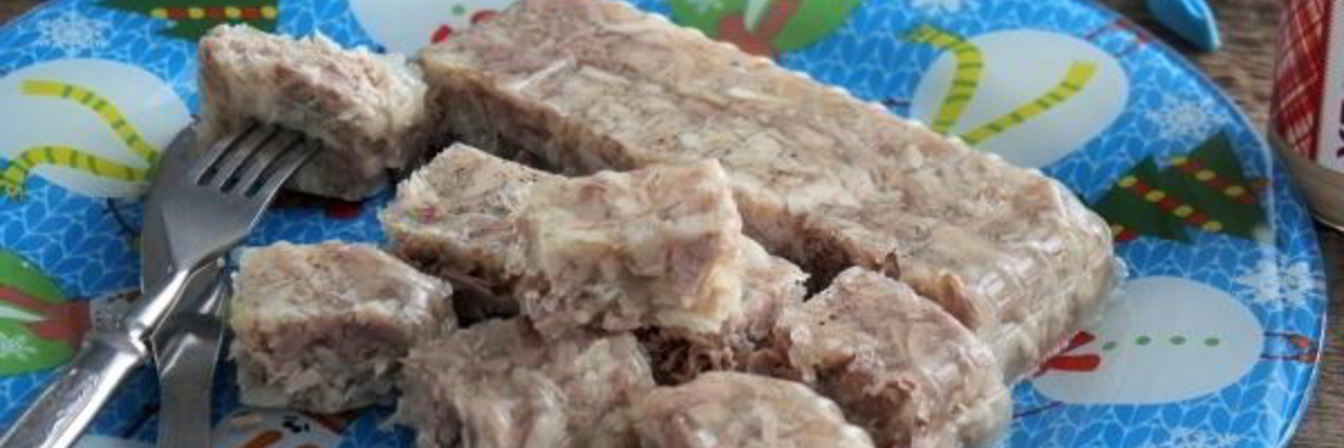 Холодец из свиной рульки и курицы