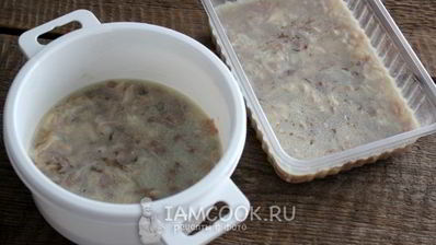 холодец из свиной рульки и курицы