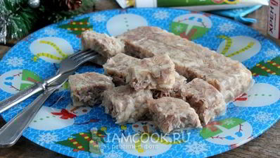 холодец из свиной рульки и курицы