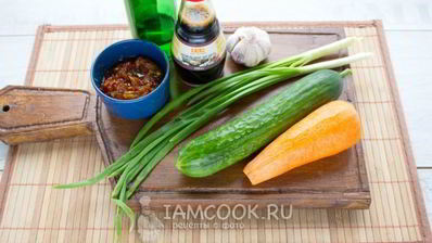 холодная закуска из домашней овсяной лапши