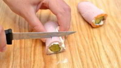 холодная закуска из ветчины