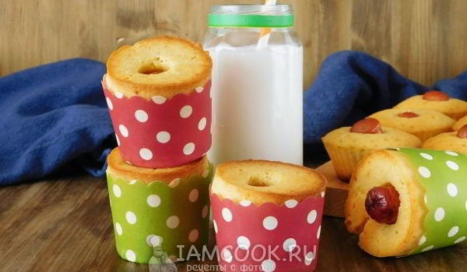 Рецепт кексов хот-дог