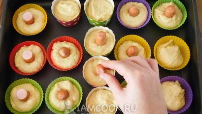 кексы хот-дог
