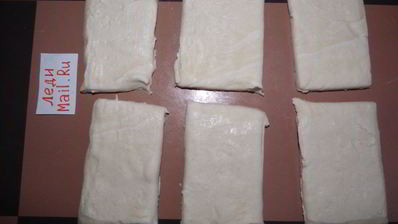 хот-дог из слоеного теста