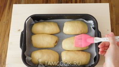 новогодний хот-дог с фаршем