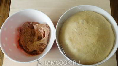 новогодний хот-дог с фаршем