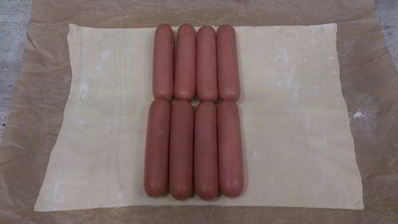 плетеный хот-дог