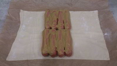 плетеный хот-дог