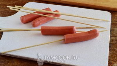 слоеный хот-дог