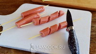 слоеный хот-дог