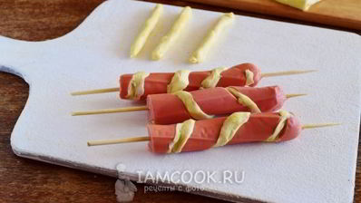 слоеный хот-дог