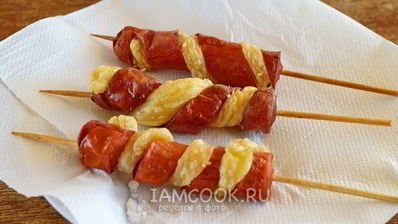 слоеный хот-дог