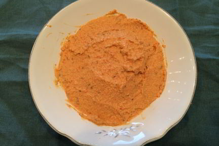 Хумус с печеным перцем