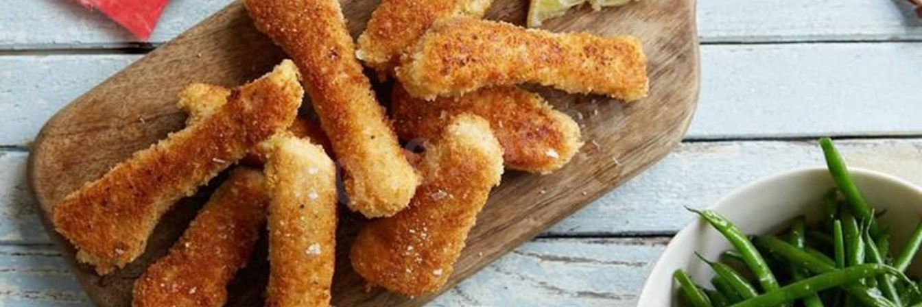 Крабовые палочки в кляре с начинкой