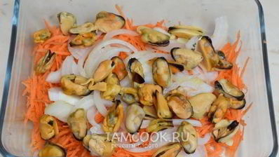 мидии, маринованные по-корейски