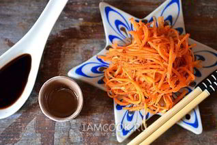 Корейская морковь с луком