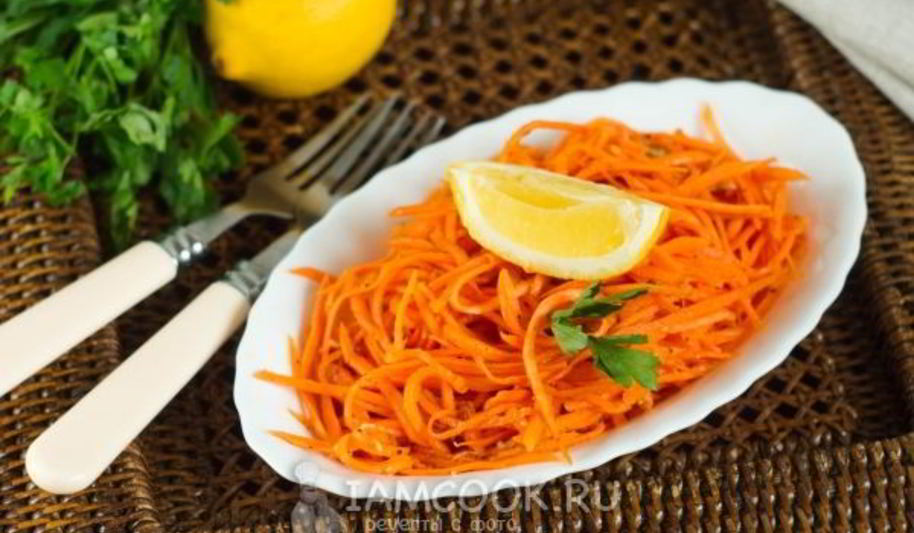 Рецепт моркови по-корейски без уксуса и лука