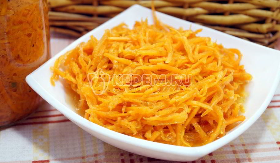 Рецепт моркови по-корейски на зиму