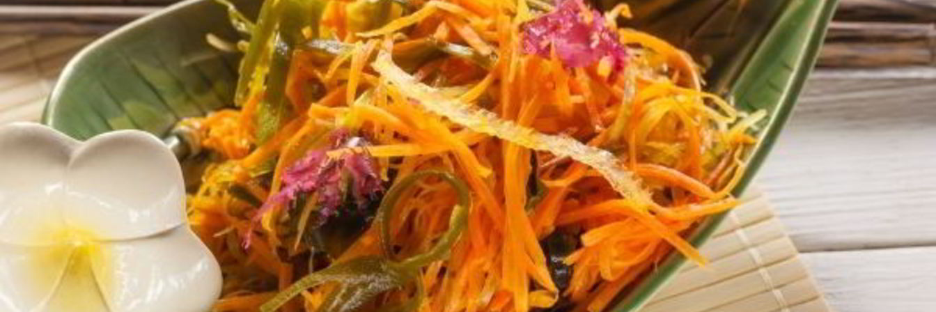 Морковь по-корейски с водорослями